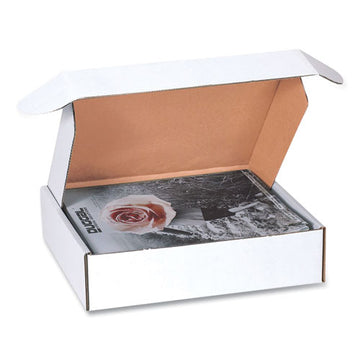 The Packaging Wholesalers® Front-lock Deluxe Literature Mailer, Square Flap, Front-lock Hinged Lid Closure, 12.75 X 12.13 X 3.88, Oyster White, 50-pack freeshipping - TVN Wholesale
